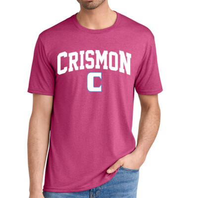 Adult Triblend - Crismon white C Thumbnail