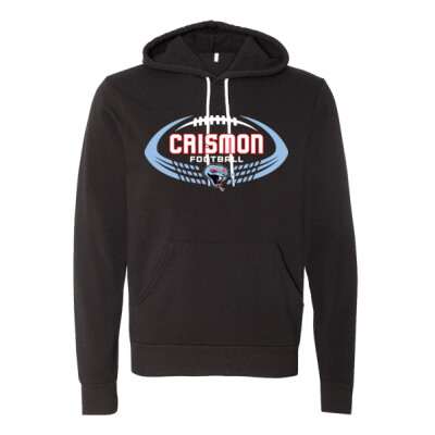 Adult Bella Sponge Fleece Hoodie - Crismon Snake Thumbnail