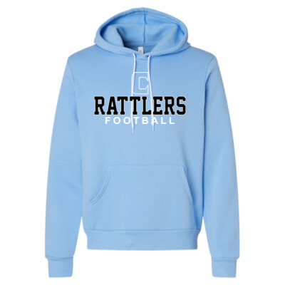 Adult Bella Sponge Fleece Hoodie - Rattlers Thumbnail
