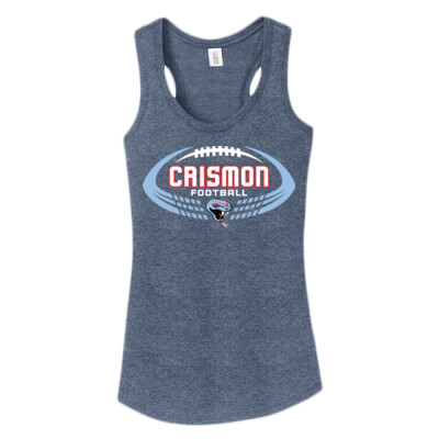 Ladies Triblend Racerback Tank - Crismon Snake Thumbnail