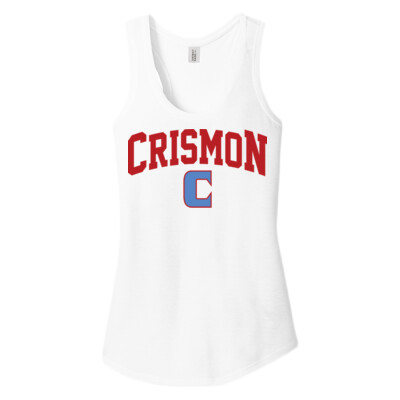 Ladies Triblend Racerback Tank - Crismon red Thumbnail
