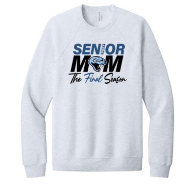 Adult Bella Sponge Fleece Crewneck - '27 Senior Mom Final Season Thumbnail