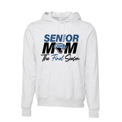 Adult Bella Sponge Fleece Hoodie - '27 Senior Mom Final Season Thumbnail