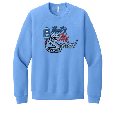 Adult Bella Sponge Fleece Crewneck - That's My Senior Thumbnail