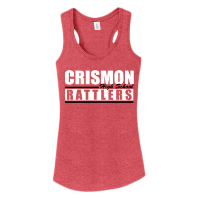 Ladies Triblend Racerback Tank - Rattlers Thumbnail