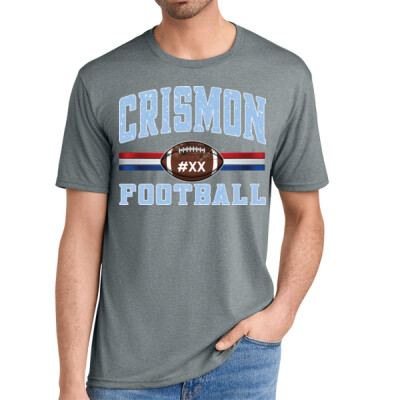 Adult Triblend - Custom Player Name/Number Football Thumbnail